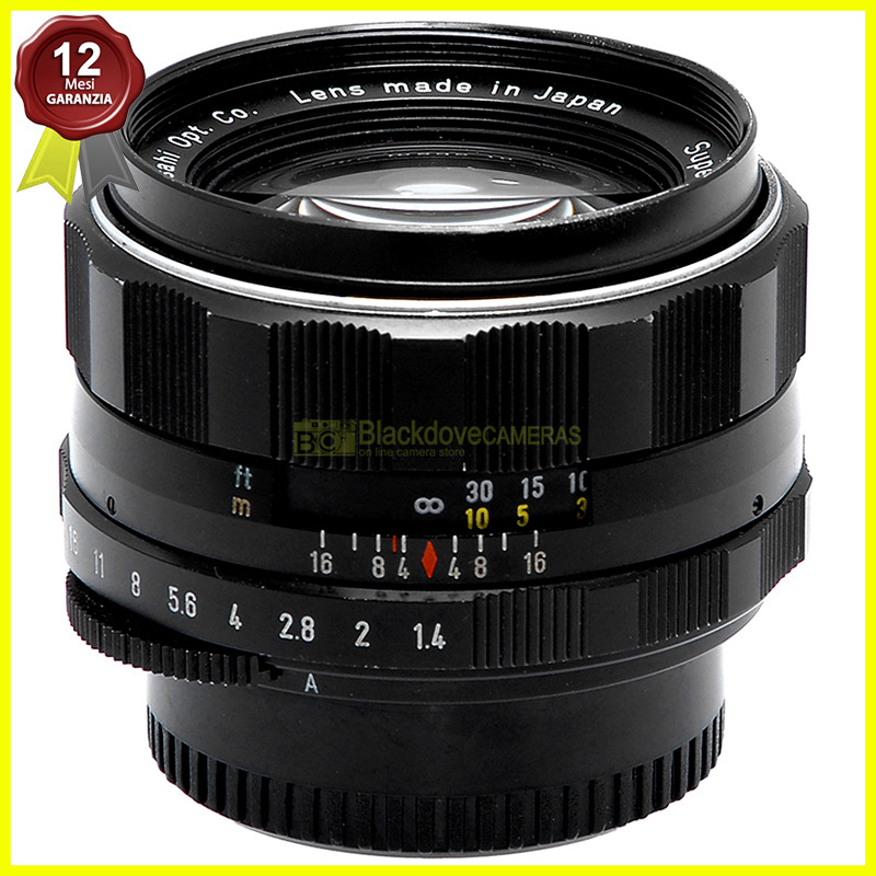 Pentax 50mm. f1,4 Auto obiettivo per fotocamere con innesto a vite M42 (42x1).