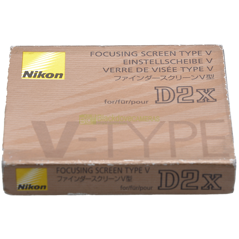 Nikon schermo di messa a fuoco V Standard per Nikon D2X. Vetrino Screen Type V. Vetrino Screen E