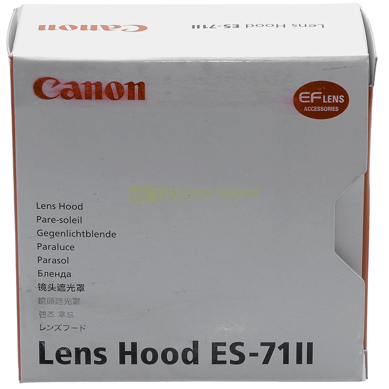 Canon Lens hood ES-71 II Paraluce originale per obiettivi EF 50mm. f1,4 USM.