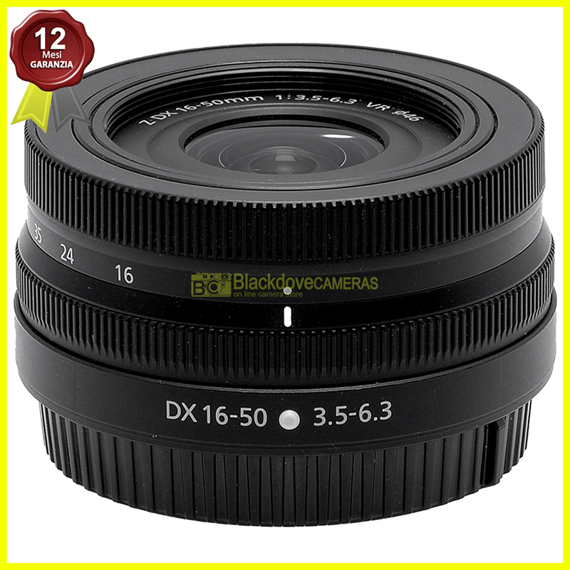 “Nikon Z Nikkor 16/50mm. f3,5-6,3 obiettivo DX per fotocamere digitali mirrorless”