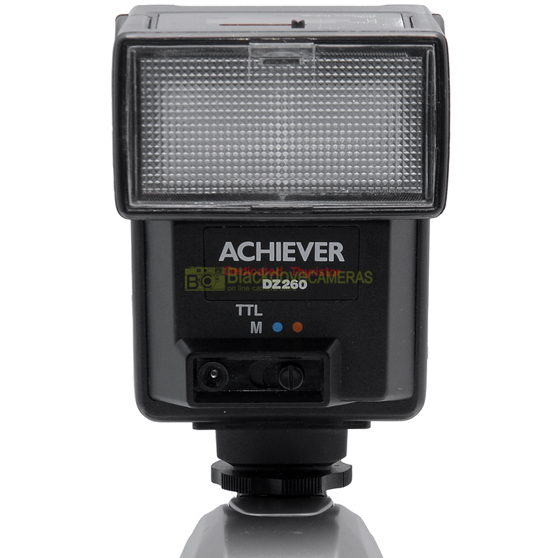 Flash Achiever DZ260 per fotocamere analogiche Nikon. TTL-Automatico-manuale