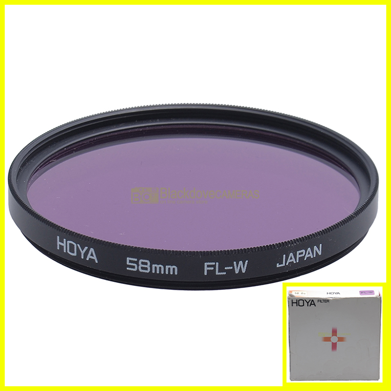 58mm. filtro di conversione viola FL-W Hoya diametro 58 mm. FLW lens filter