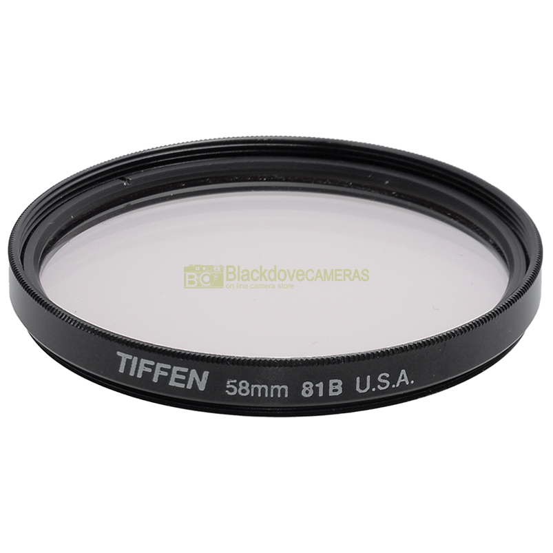 58mm. filtro di conversione 81B Tiffen diametro 58 mm. 81-B lens filter