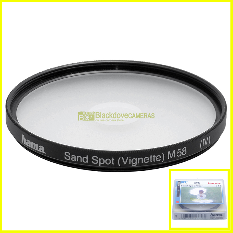 58mm. filtro creativo Sand Spot Hama per obiettivi M58. Filter for camera lens
