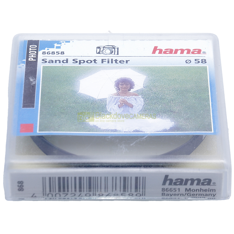 58mm. filtro creativo Sand Spot Hama per obiettivi M58. Filter for camera lens