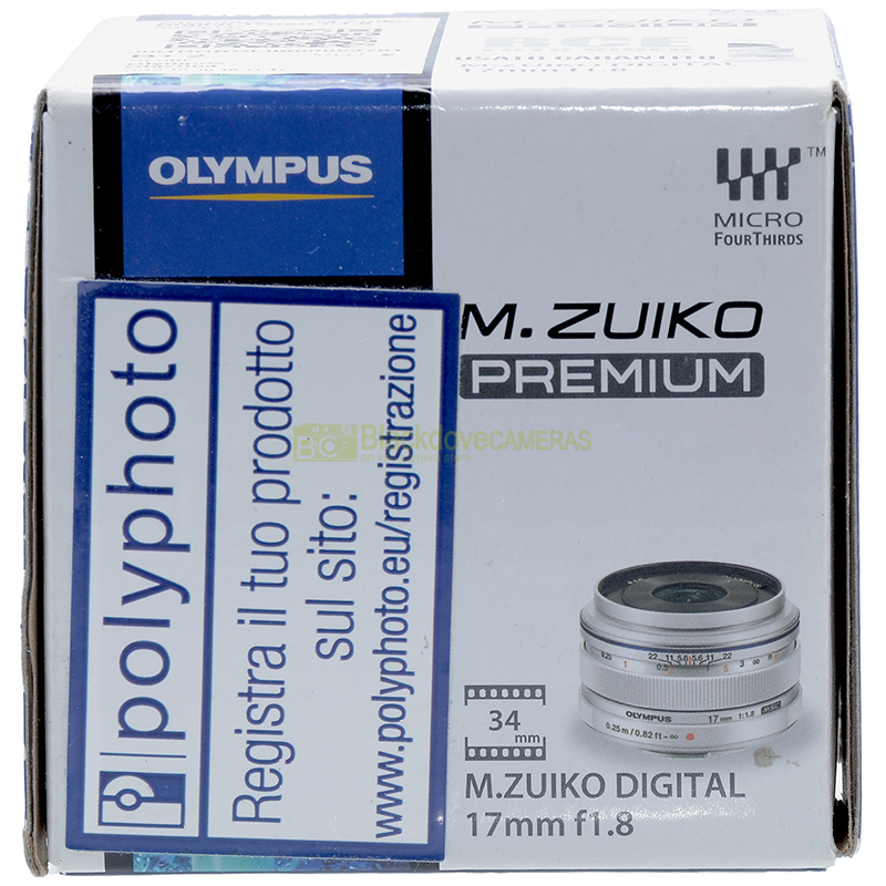 Olympus M Zuiko digital 45mm f1,8 black