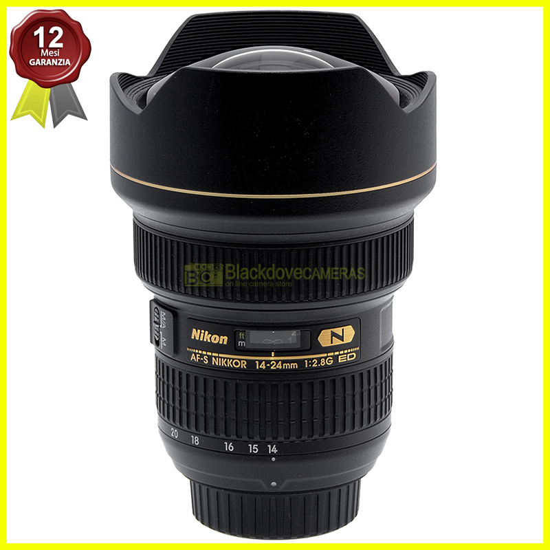 Obiettivo Nikon AF-S Nikkor 14/24mm f2,8 G ED N obiettivo Full Frame per reflex