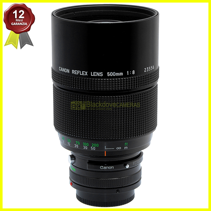 Canon FD 500mm f8 Tele Obiettivo per fotocamere a pellicola manual focus FD e FL