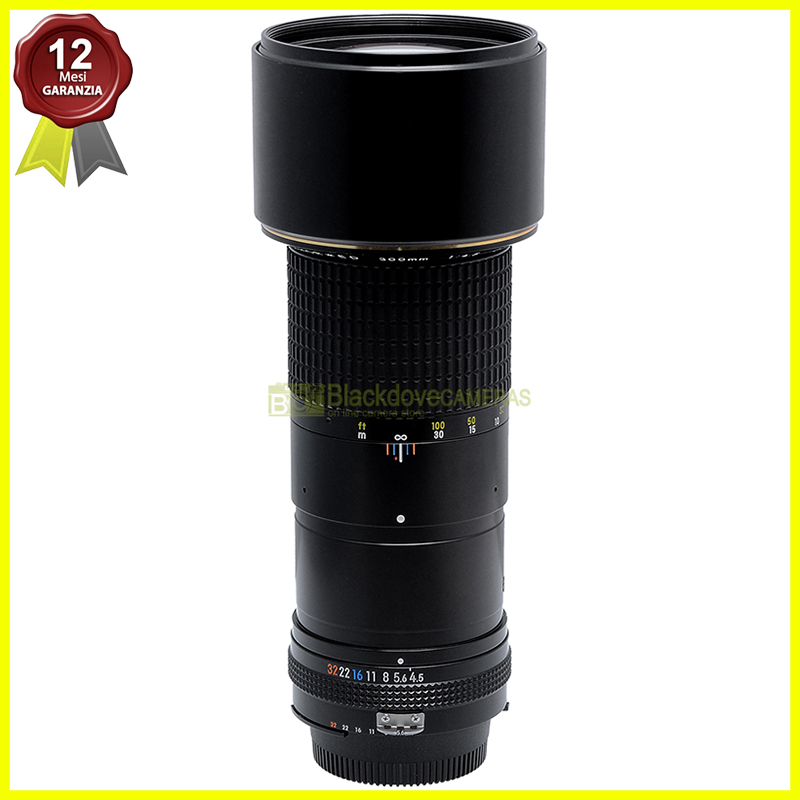 Nikon AI-S Nikkor 300mm f4 ED Obiettivo manual focus per fotocamere reflex.