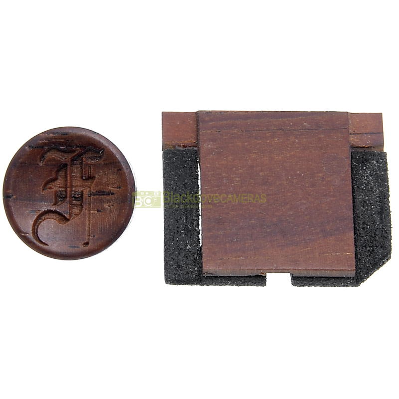 “Olympus Pen-F Decoration Kit wood Button and hot shoe cover Pulsante/coprislitta”