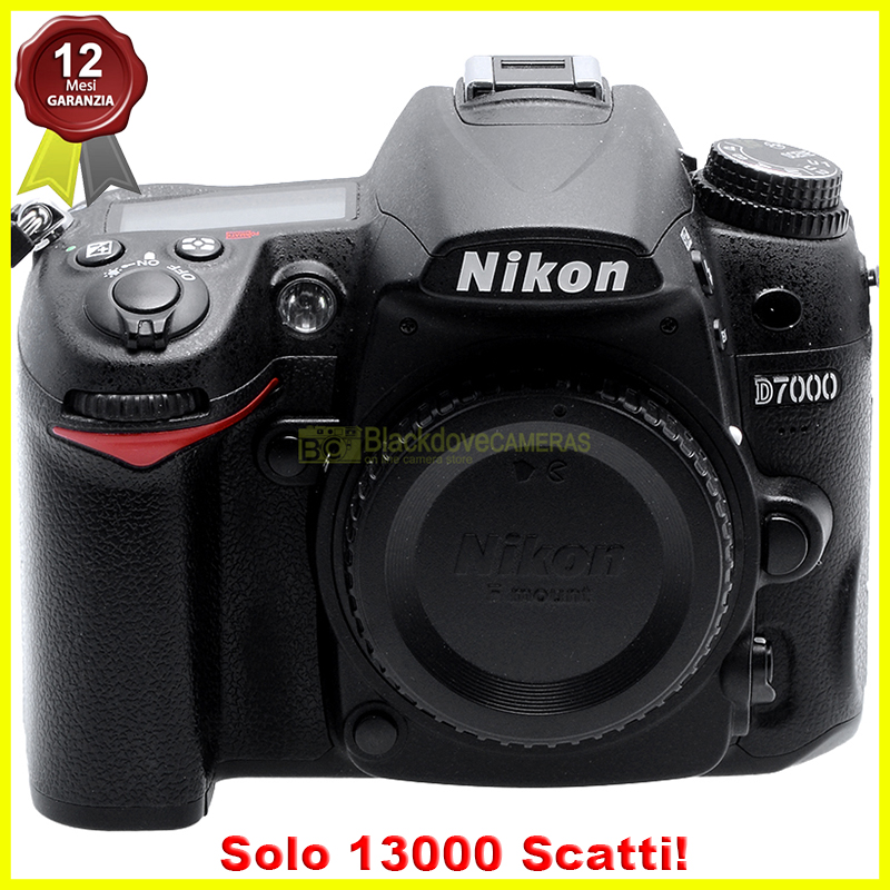 Nikon D7000 body fotocamera reflex digitale. Macchina fotografica 16,2Mp HD