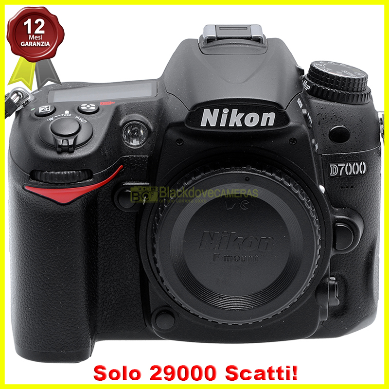Nikon D7000 body fotocamera reflex digitale. Macchina fotografica 16,2Mp HD