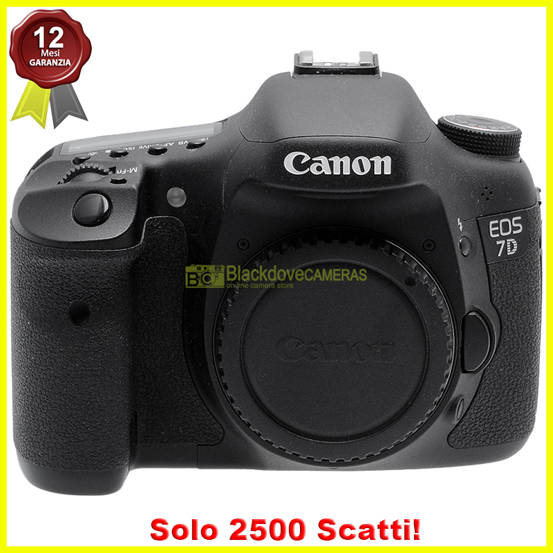 Fotocamera digitale Canon EOS 7D nero Macchina fotografica reflex 18Mp, video HD