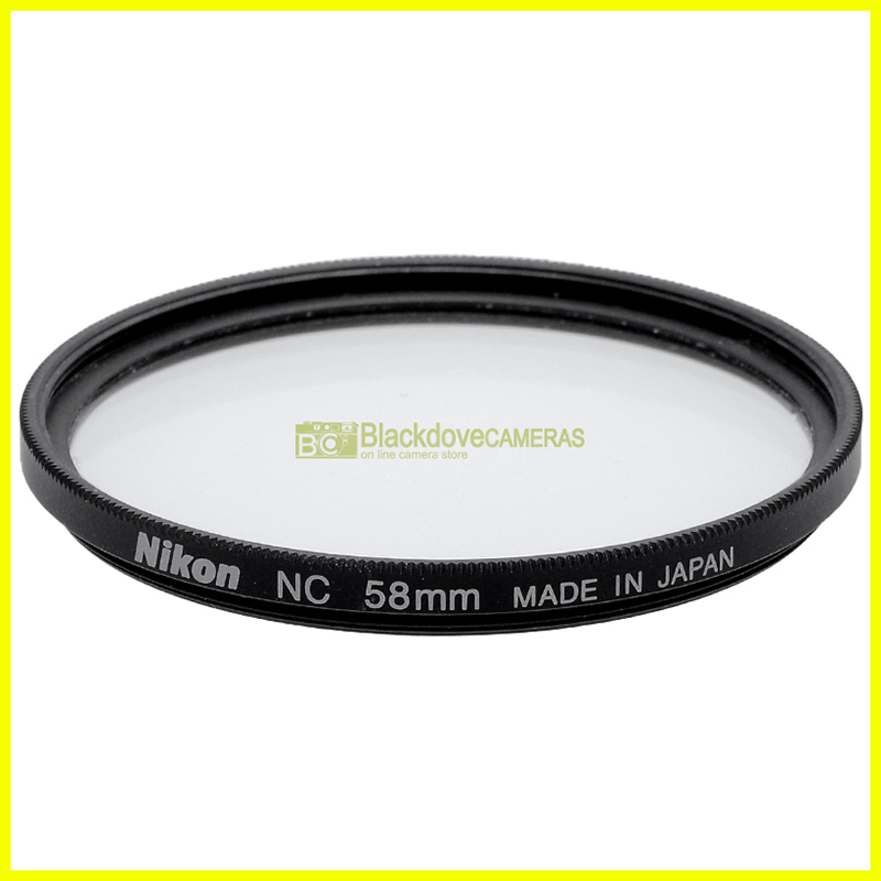 58mm. Filtro protezione NC Nikon a vite M58. Protector filter.