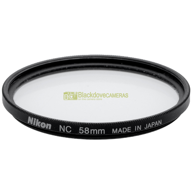 58mm. Filtro protezione NC Nikon a vite M58. Protector filter.