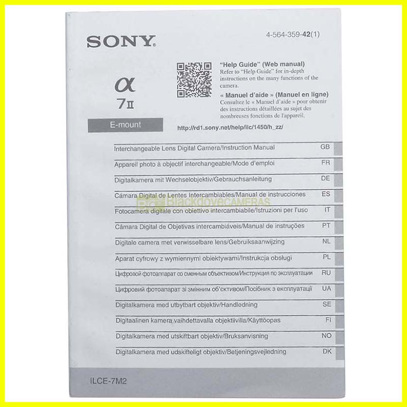 “Manuale fotocamera Sony”