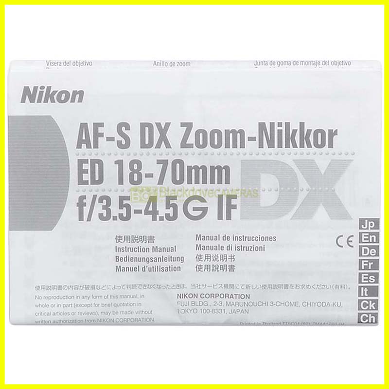 “Manuale obiettivo Nikon”