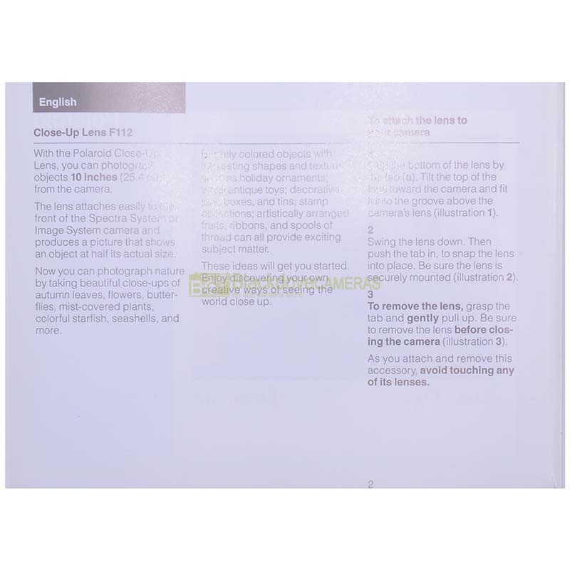 “Manuale fotocamera Polaroid”