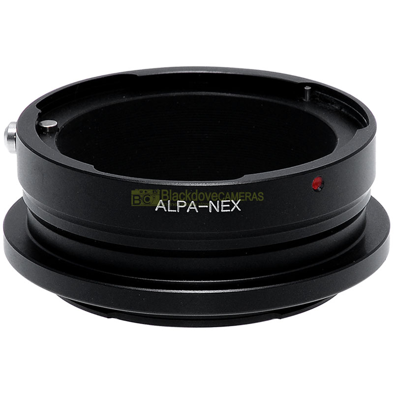 Adapter per obiettivi Apla su fotocamera Sony E-Mount e Nex. Anello adattatore.