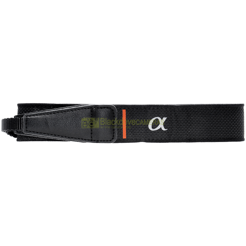 Tracolla originale per fotocamere mirrorless Sony Alpha. Genuine camera strap.