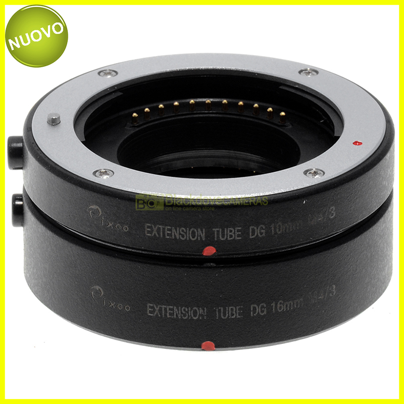 Kit 2 anelli Macro Closeup 10mm 16mm Autofocus per micro 4/3. Meike MK-P-AF3B