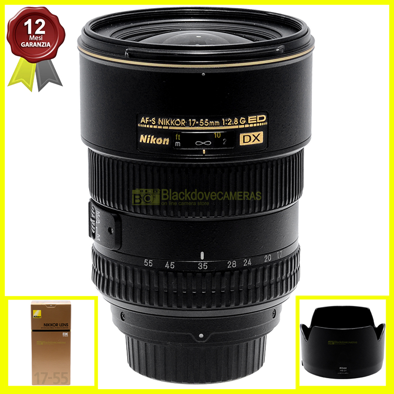 Nikon AF-S Nikkor 17/55mm f2,8 G ED DX obiettivo professional per fotocamere APS
