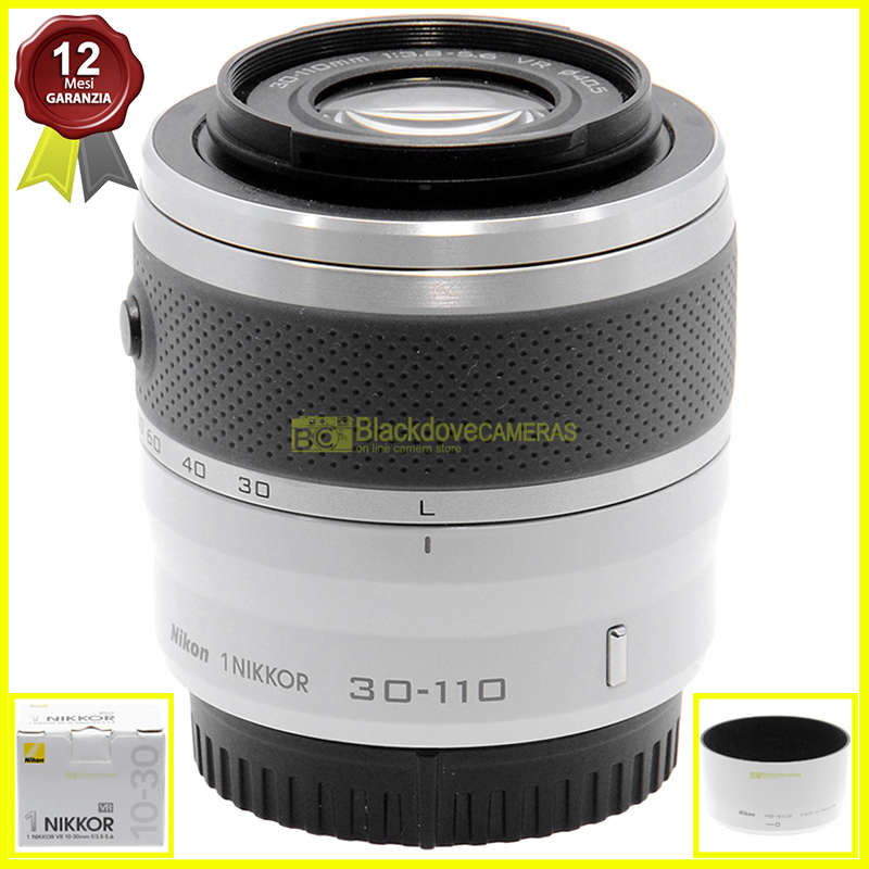 Nikon 1 Zoom Nikkor 30-110mm f3,8-5,6 VR Obiettivo per fotocamere mirrorless