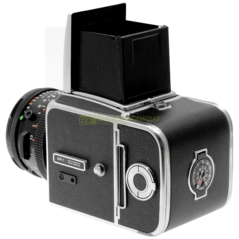 Hasselblad 500 C Silver con Carl Zeiss CF Planar 80mm. f2,8 T. Fotocamera 6x6.