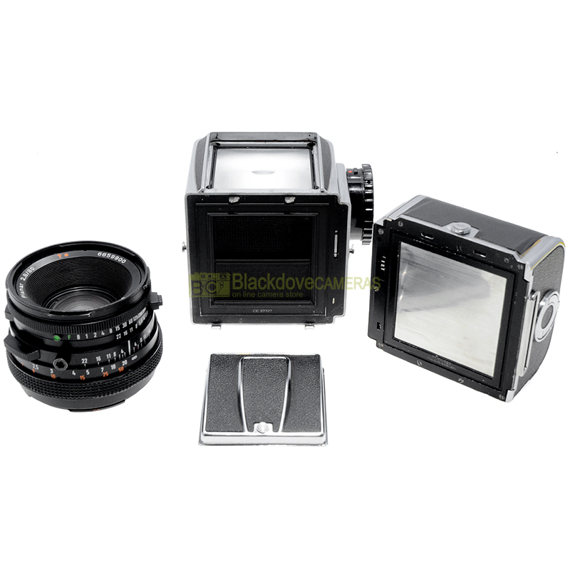 Hasselblad 500 C Silver con Carl Zeiss CF Planar 80mm. f2,8 T. Fotocamera 6x6.