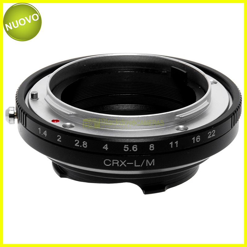 Adapter per obiettivi Contarex CRX su fotocamera Leica M Adattatore LM-CRX 6 bit