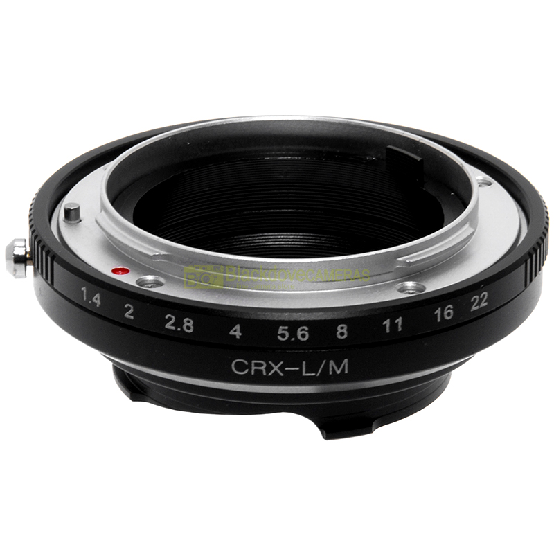 Adapter per obiettivi Contarex CRX su fotocamera Leica M Adattatore LM-CRX 6 bit