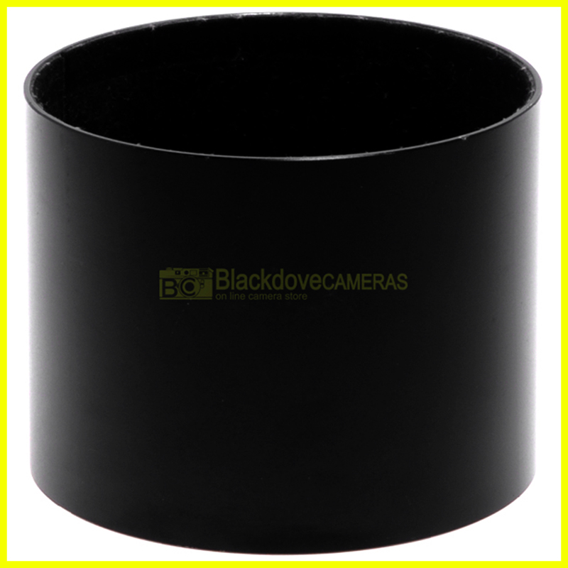 Paraluce in alluminio per teleobiettivi, innesto a vite 62mm. 