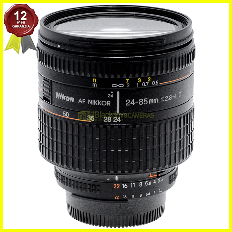 Nikon AF‑D Nikkor 24‑85mm f/2.8‑4 – foto principale dell’obiettivo