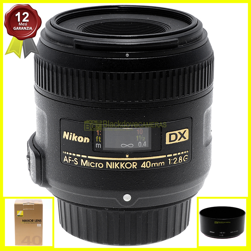 Nikon AF-S Micro Nikkor 40mm f2,8 G DX obiettivo per fotocamere reflex digitali.
