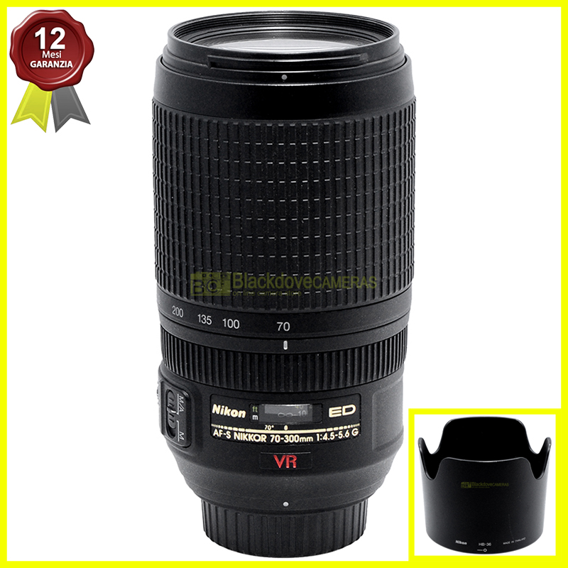 Nikon AF-S Nikkor 70/300mm f4,5-5,6 G ED VR