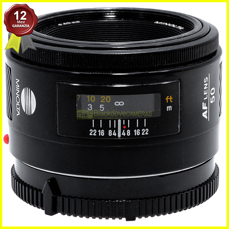 Obiettivo Minolta AF 50mm. f1,7 full frame A-Mount per fotocamere reflex Sony 
