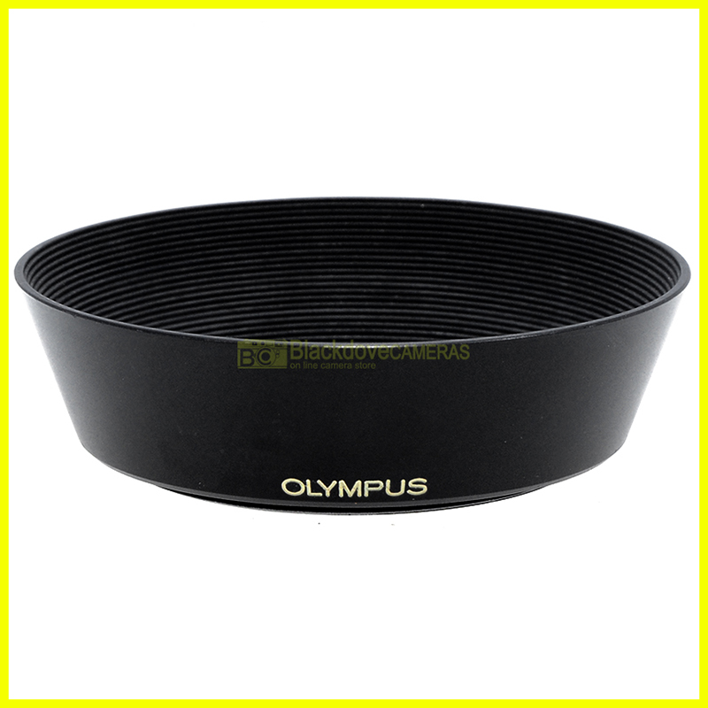 “Olympus paraluce originale in gomma x OM Zuiko 28mm. innesto a vite 49mm.”