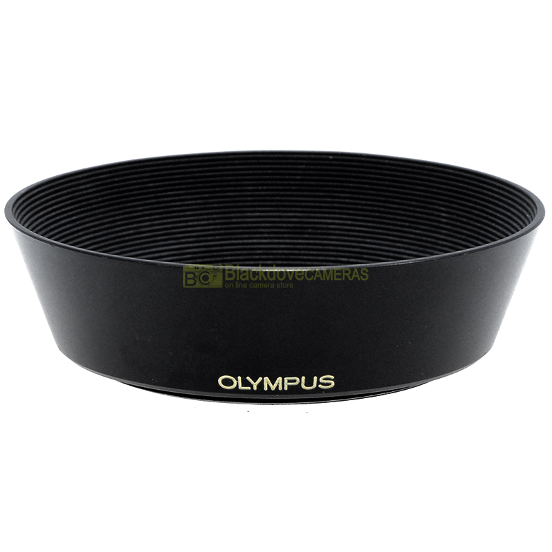 “Olympus paraluce originale in gomma x OM Zuiko 28mm. innesto a vite 49mm.”