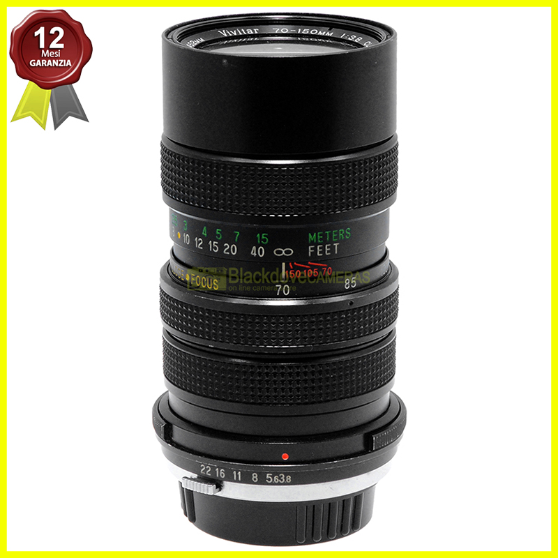 Vivitar Auto Zoom 70/150mm f3,8 Macro obiettivo zoom per fotocamere Olympus OM