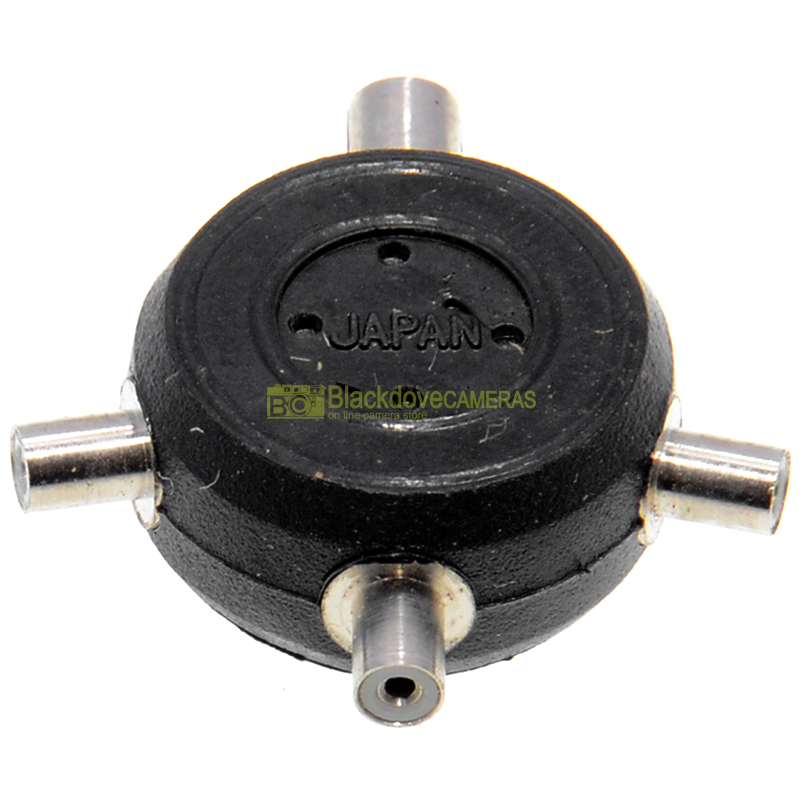 Connettore cavo sincro flash 1 input femmina, 3 output maschio.