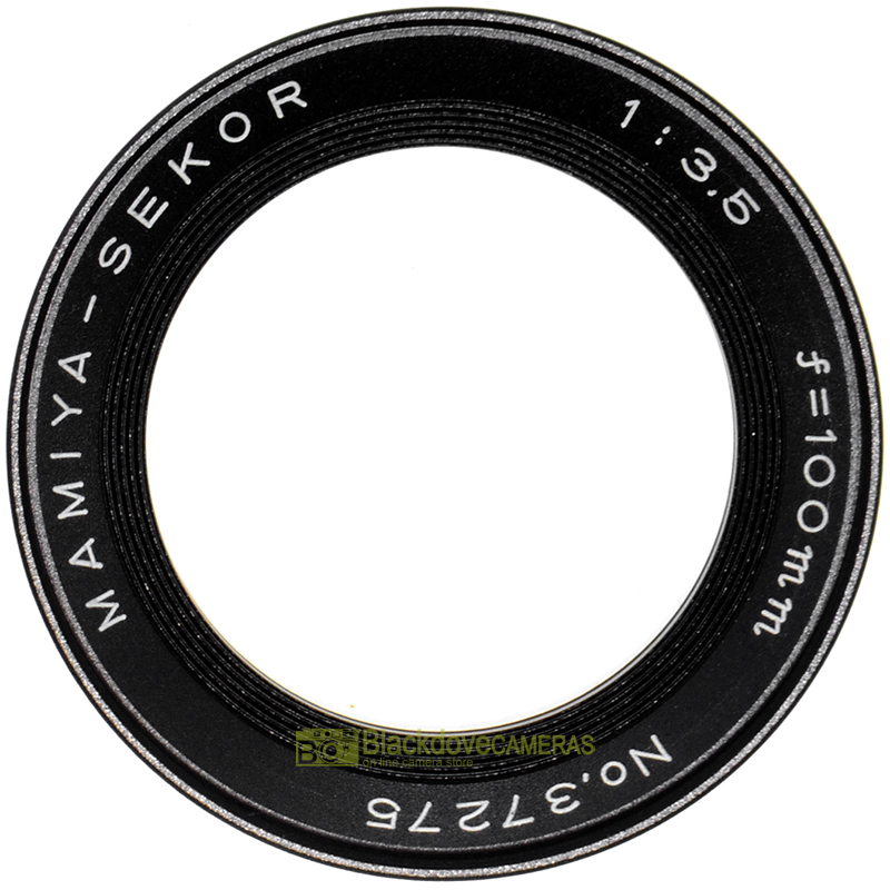 Anello frontale per obiettivo Mamiya-Sekor 100mm. f3,5. Ricambio. Spare part.
