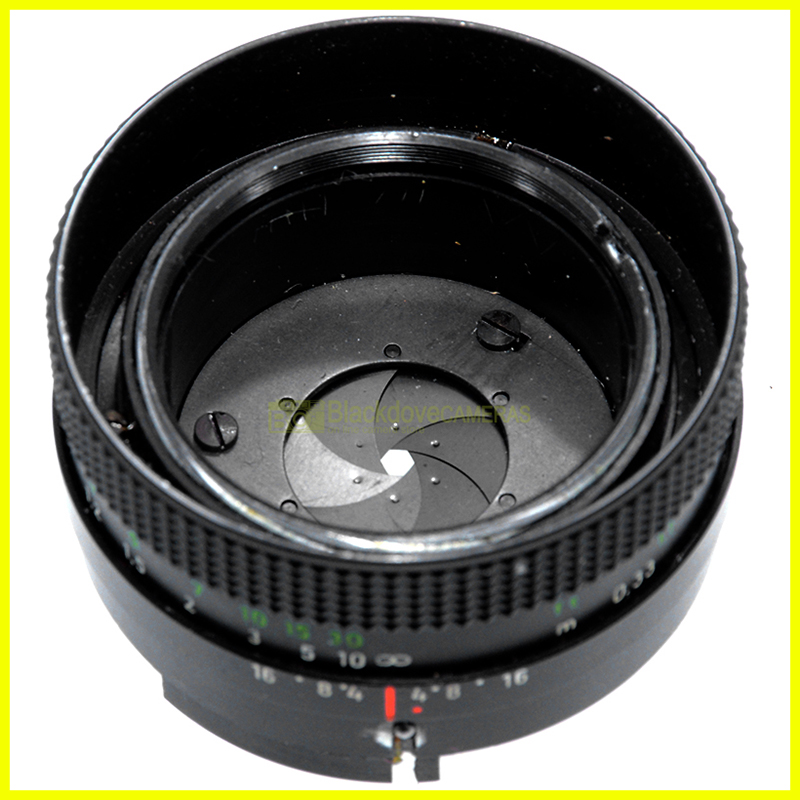 “Gruppo diaframmi per obiettivo Pentacon 50mm. f1,8 M42. Ricambio. Spare part.”
