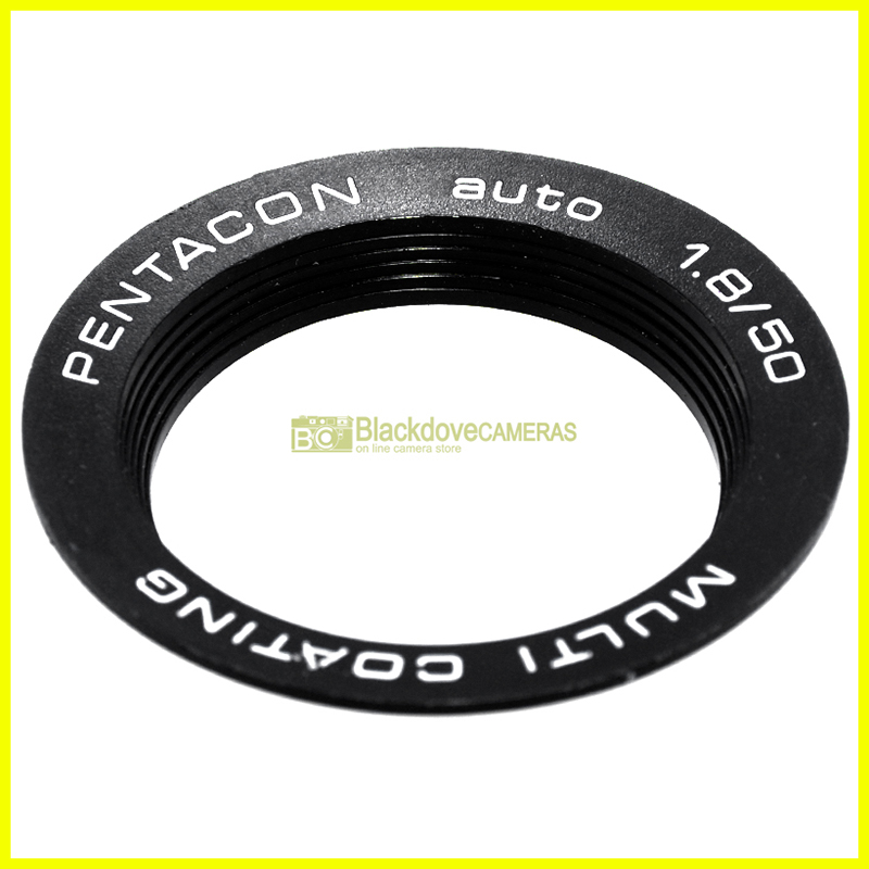 Anello frontale per obiettivo Pentacon 50mm. f1,8 M42. Ricambio.