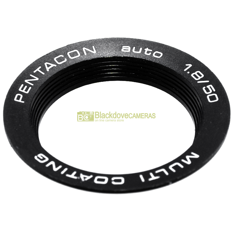 Anello frontale per obiettivo Pentacon 50mm. f1,8 M42. Ricambio.