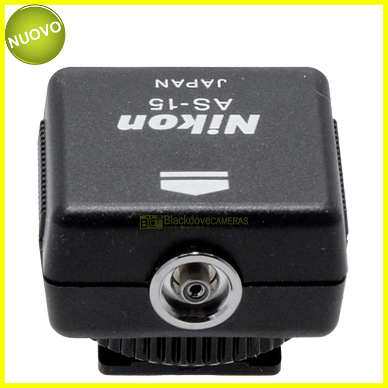 Nikon AS-15 Adattatore Flash, input contatto caldo, output presa PC sincro.