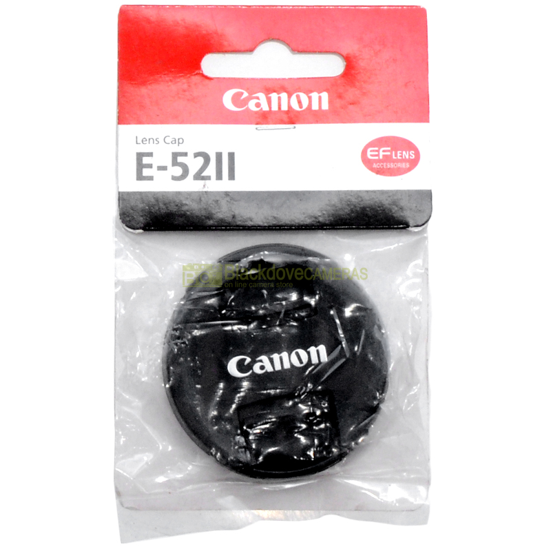 Tappo frontale per obiettivi Canon diametro 52mm. E-52 II Coperchio anteriore.