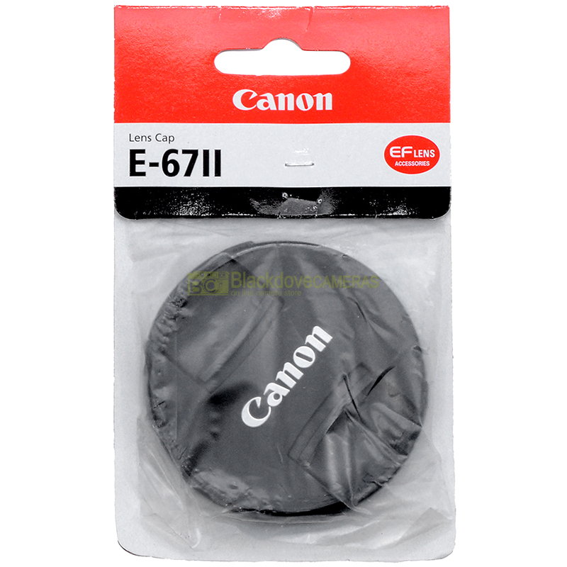 Tappo frontale per obiettivi Canon diametro 67mm. E-67 II Coperchio anteriore.