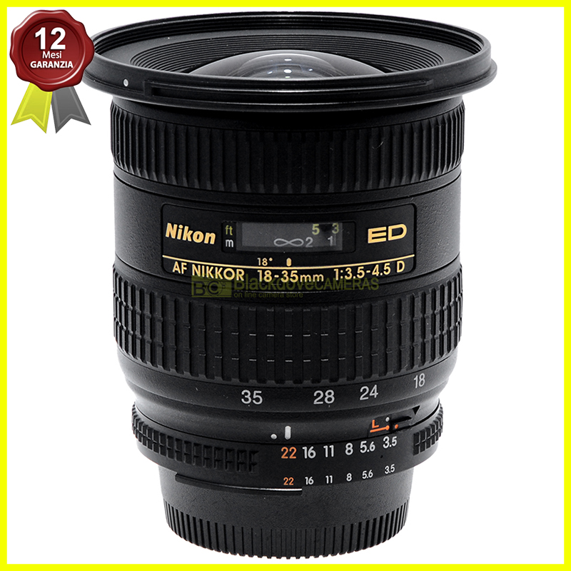 Nikon AF-D Nikkor 18/35mm f3,5-4,5 ED Black Obiettivo zoom per fotocamere reflex
