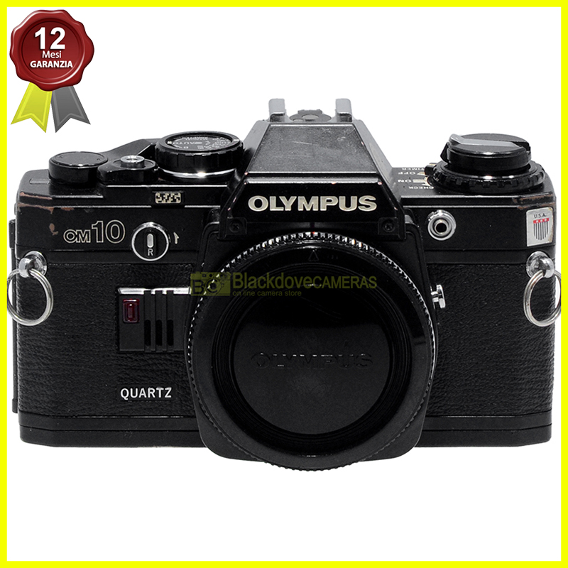 Olympus OM10 body black. Fotocamera reflex automatica a pellicola OM-10 nero