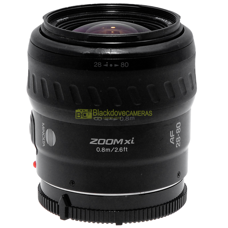 “Minolta AF 28/80mm. f4-5,6 xi zoom motorizzato per Sony A-Mount e Minolta AF”